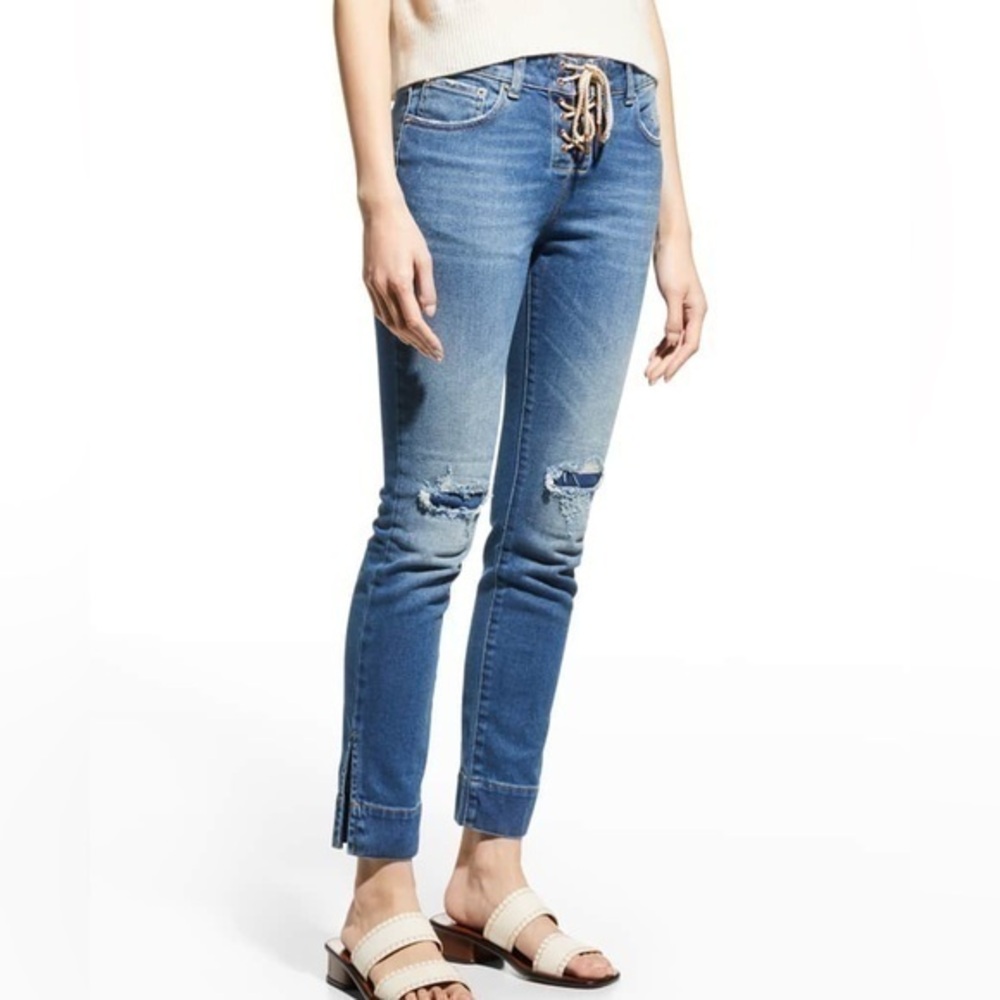 SER.O.YA Revolve Jeans Luca Mid Rise Slim Organic Cotton Cyprus
